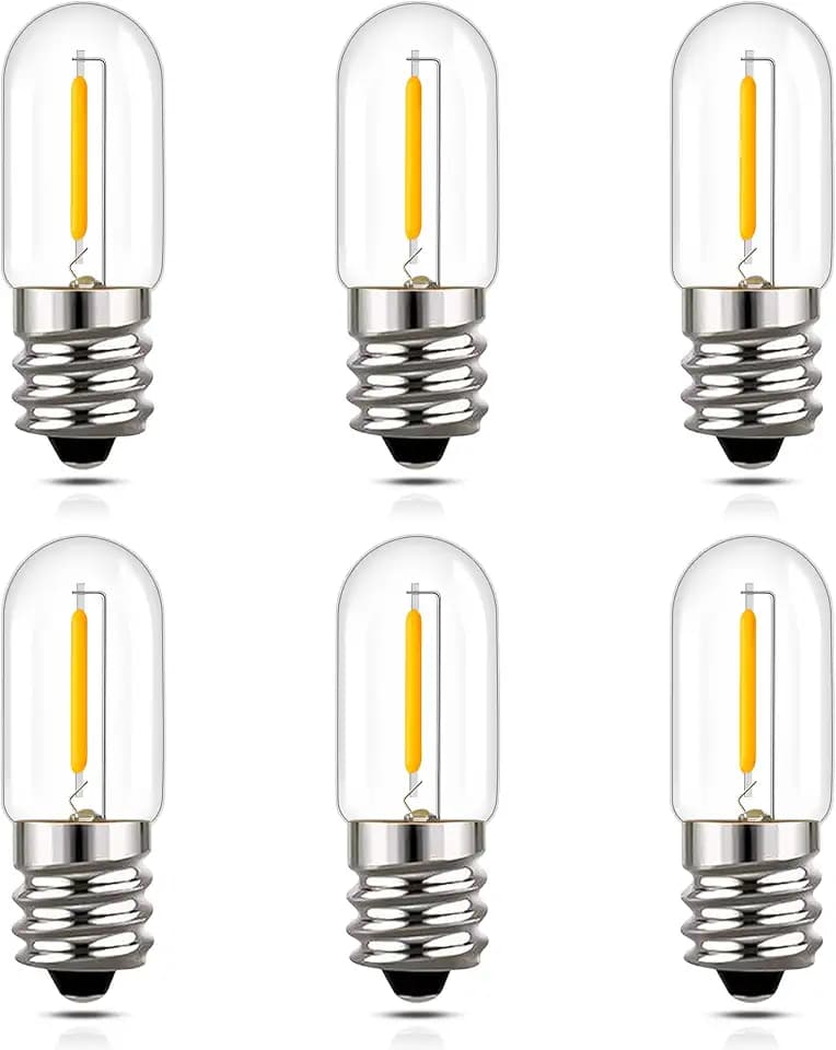E12 LED 1W Glühbirne T16 Kleine Glühbirne E12 Warmweiss 2200K