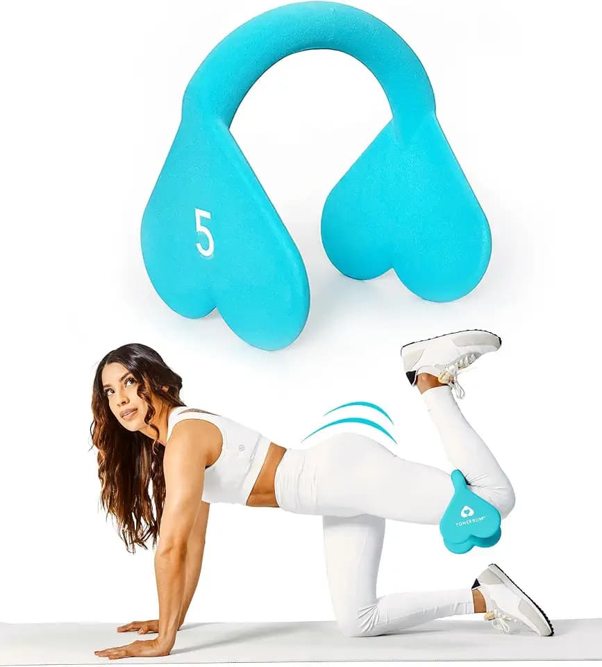 Booty Builder & Booty Trainer for Women & Men - Perfect Butt Workout Equipment for Glute Exercise, Buttocks Lifting - Iron Core Neoprene Weight with Non-Slip Grip