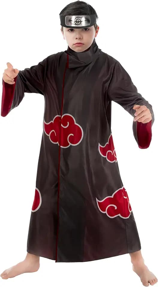 Chaks - Itachi Uchiha Kostüm Kinder, Cosplay Anime Outfit