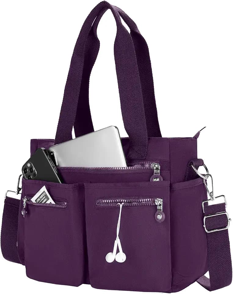 Tote Bag for Women Work Tote Handbag Crossbody Bags with Multiple Pockets