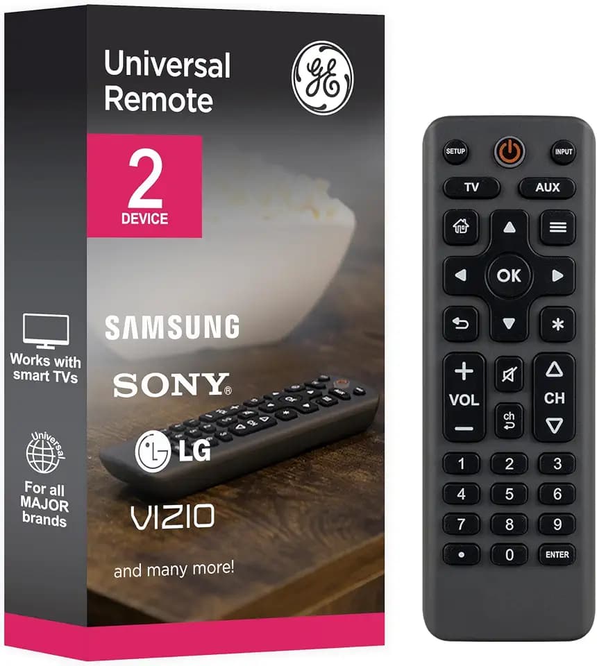 GE Big Button Universal Remote Control, Replacement Remote for Samsung