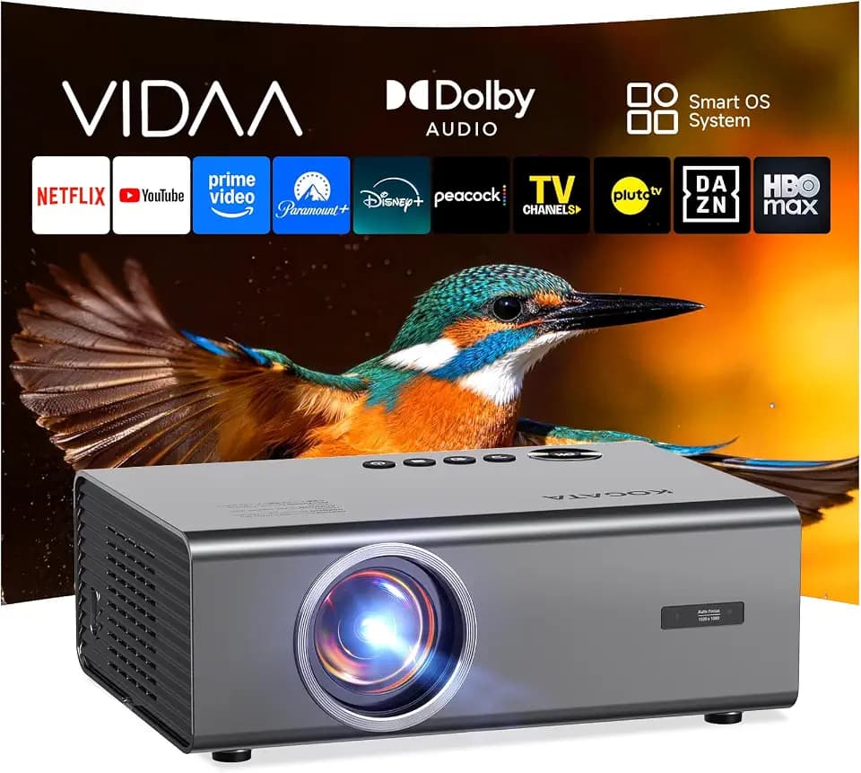 Projector-4K with VIDAA Smart OS AI Auto Focus 60W Dolby Home Theater