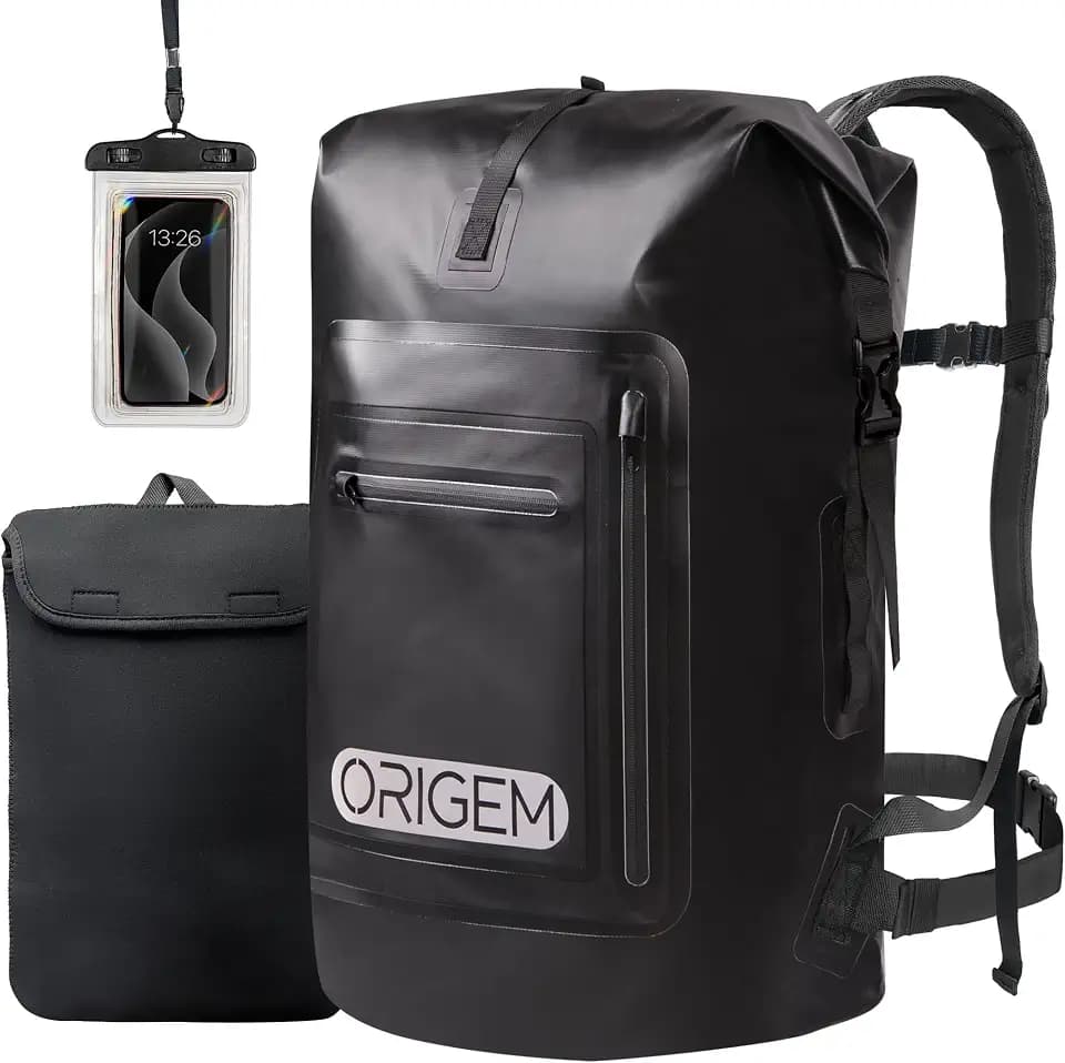 Origem Wasserdichter Rucksack Rolltop 35L/55L/85L, Dry Bag für Kajak