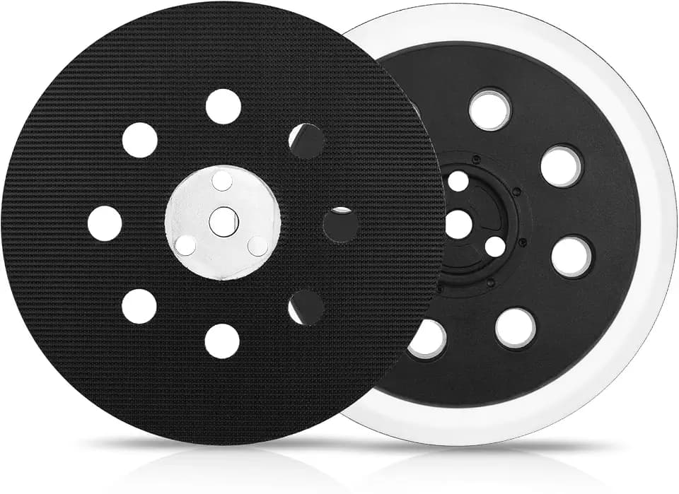 2PCS 5" Hook & Loop RS032 Hard Backing Sander Pad Compatible with Bosch Orbital 3107DVS 3725DEVS 1295DVS 1295DH Random Sander Replacement Parts