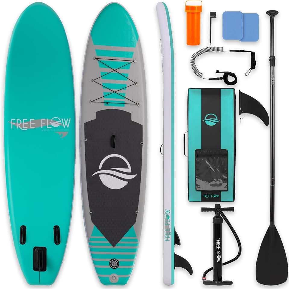 SereneLife Aufblasbares SUP Stand Up Paddle Board