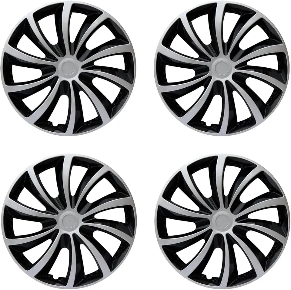 16 inch Hubcaps ABS Replacement for Steel Wheel（Non-Alloy） Snap-on Set of 4