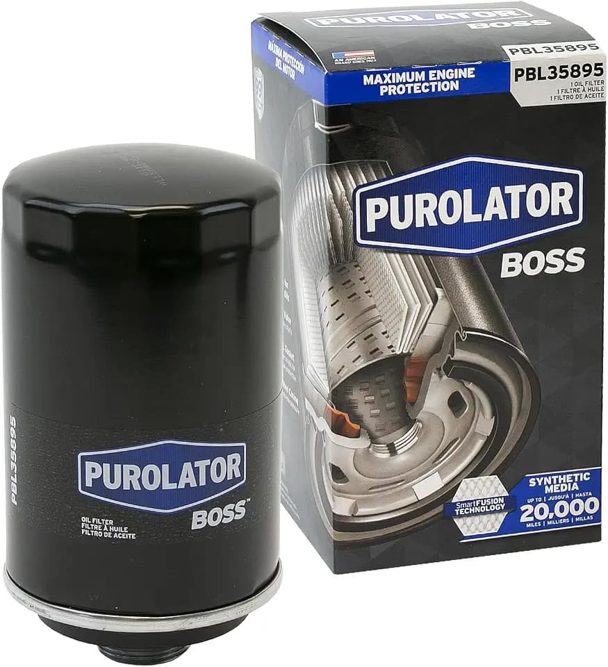 Purolator PBL35895 PurolatorBOSS Maximum Engine Protection Spin On Oil Filter Compatible With Volkswagen Tiguan, Jetta, CC, GTI, Eos, Passat, Audi Q5, A4 Quattro, A5 Quattro, Q3 Quattro, A4 and Q3