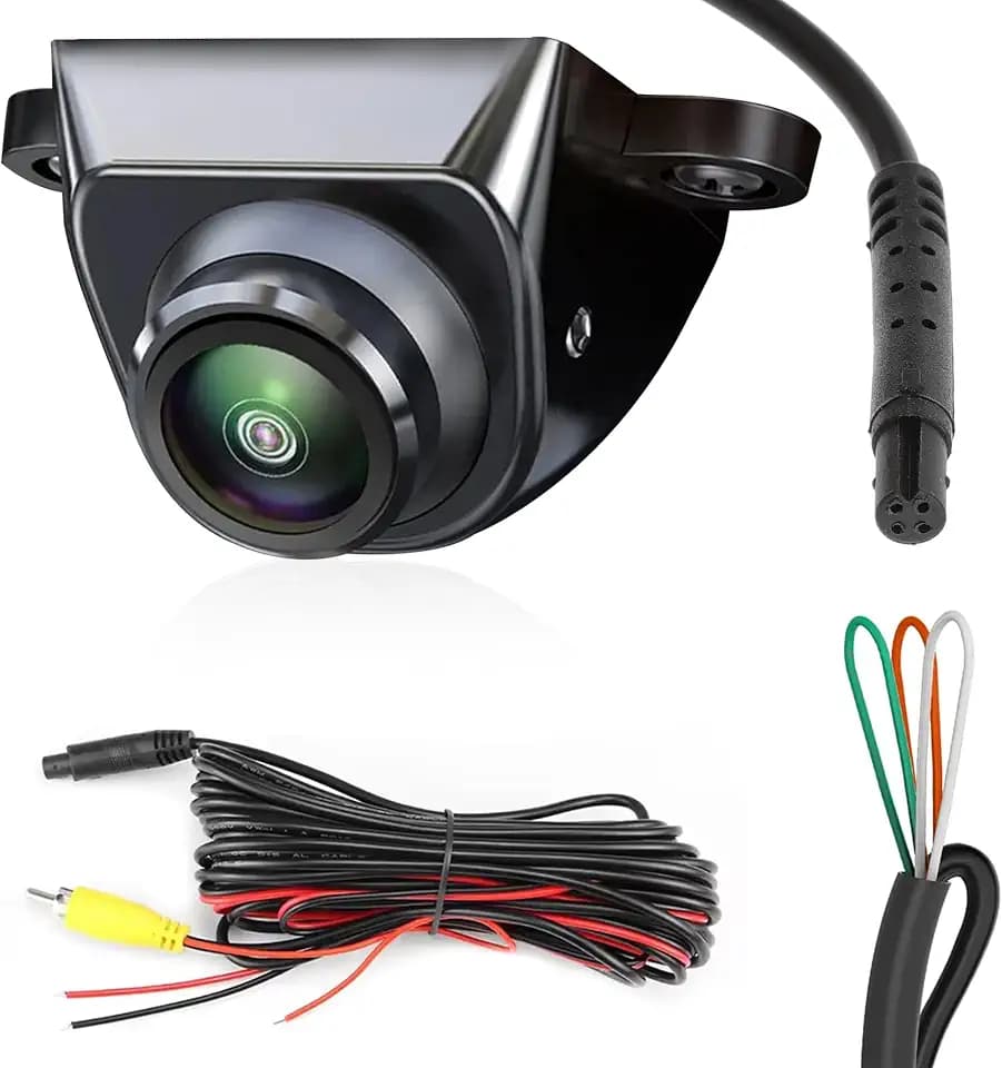 AHD1080P Car Park Assist Backup Reverse Camera with Video Format Rear Front Side View Cam Transform Adjustable Fisheye Lens Waterproof Night Vision 170 Degree Wide View