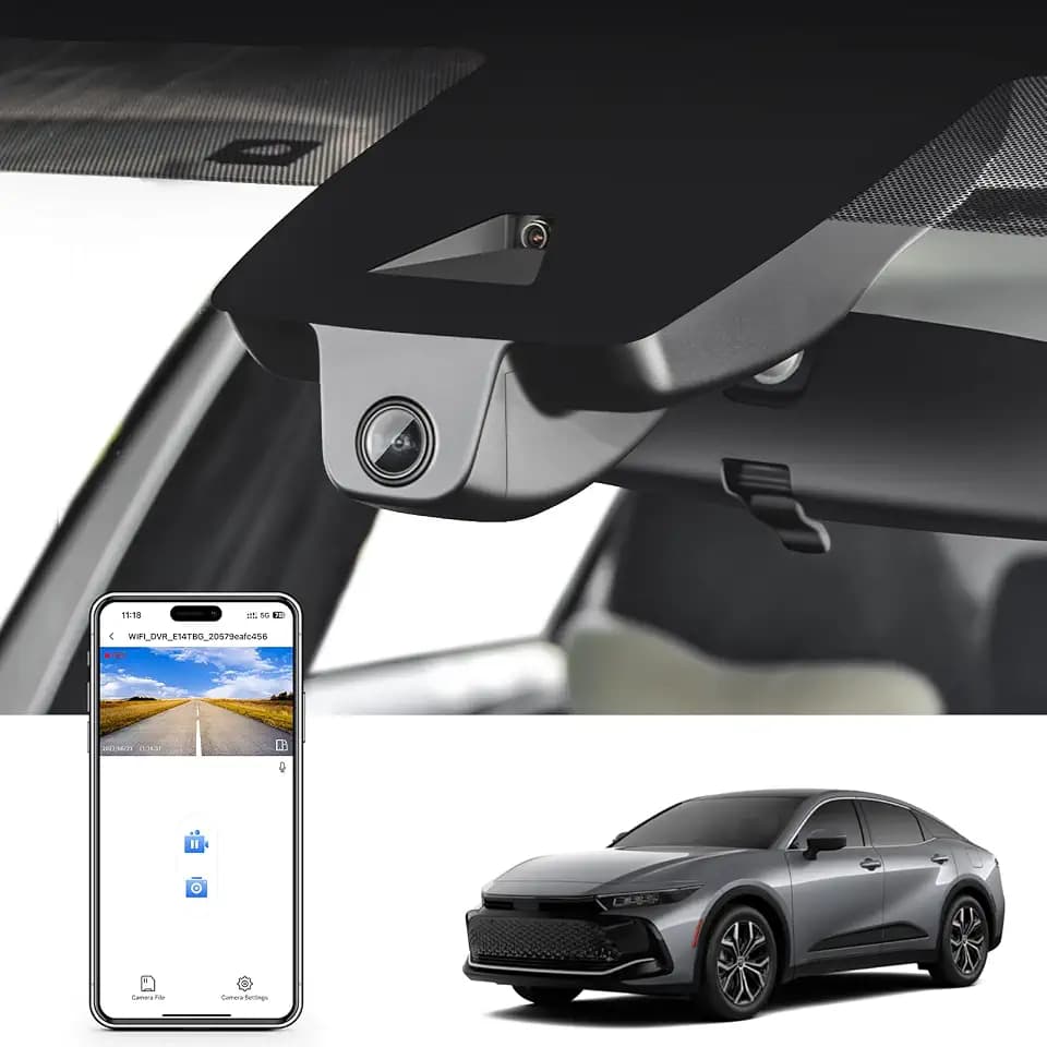 4K Dash Cam Custom Fit for Toyota Crown 2023-2026 & Crown Signia 2025 2026