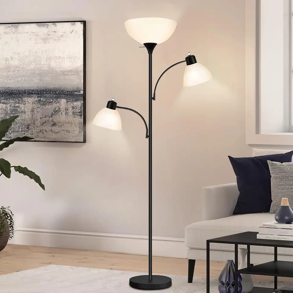 Luvkczc Floor Lamps for Living Room, 72" Tall Torchiere Floor Lamp