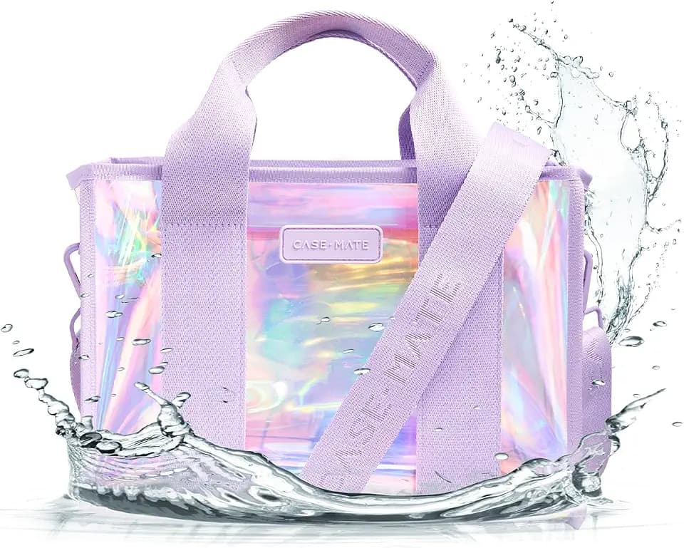 Case-Mate Soap Bubble Jelly Tote Bag (Medium Crossbody) - Iridescent