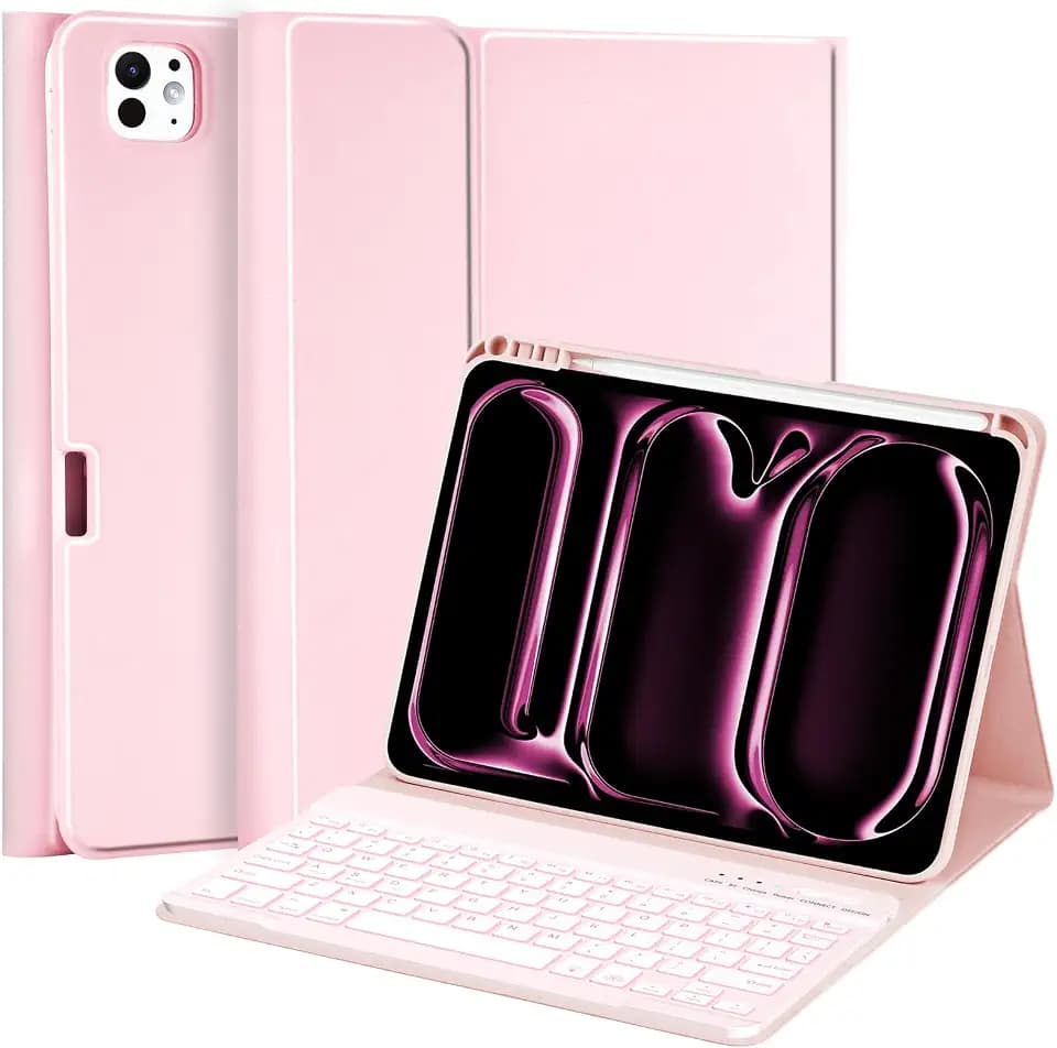 MMK for iPad Pro 11 inch Case with Keyboard M5/M4, Magnetic Wireless