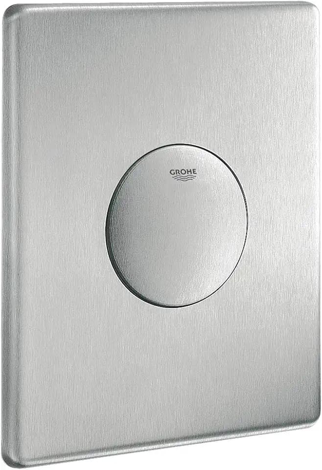 GROHE Skate - Edelstahl- Abdeckplatte (für 1-Mengen-Betätigung, senkrechte Montage, 156 x 197 mm, verdeckte Befestigung), 38672SD0