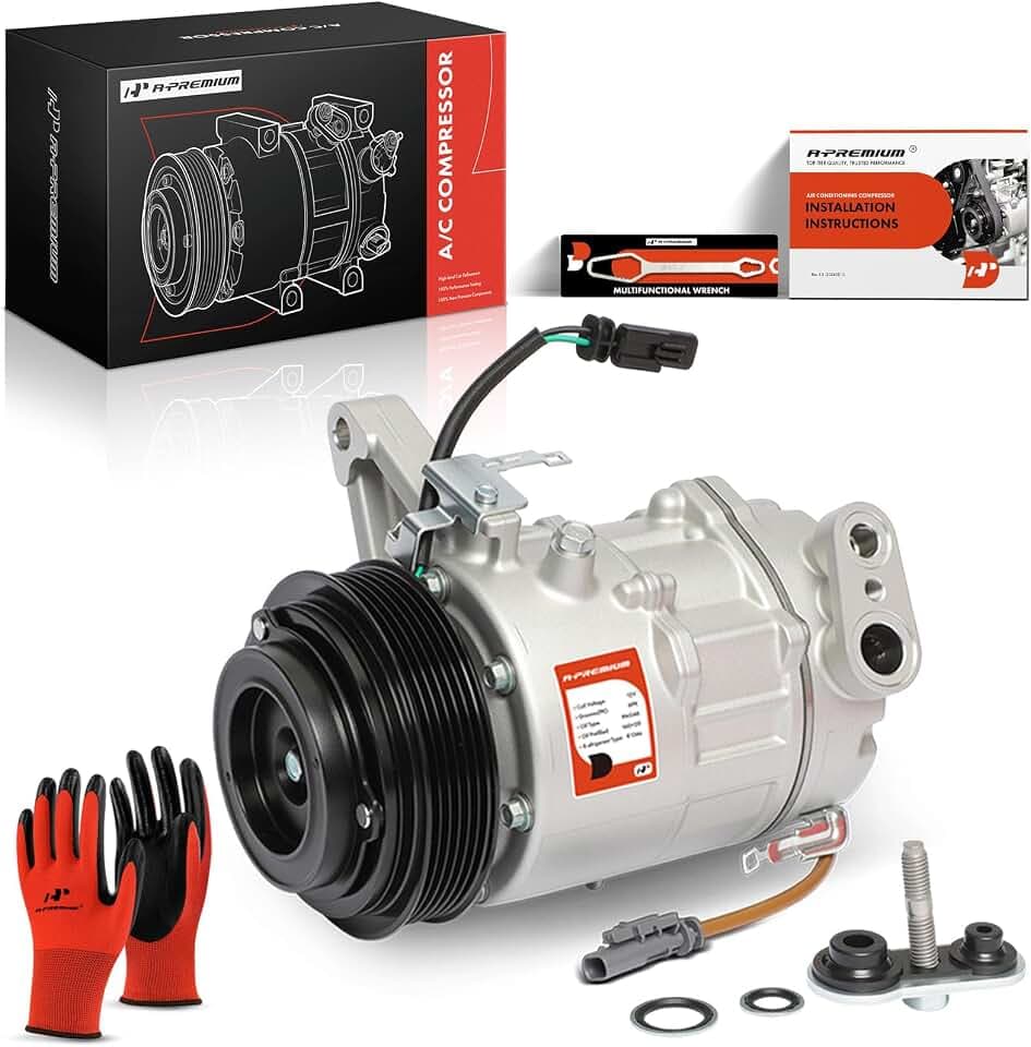 A-Premium Air Conditioner AC Compressor with Clutch