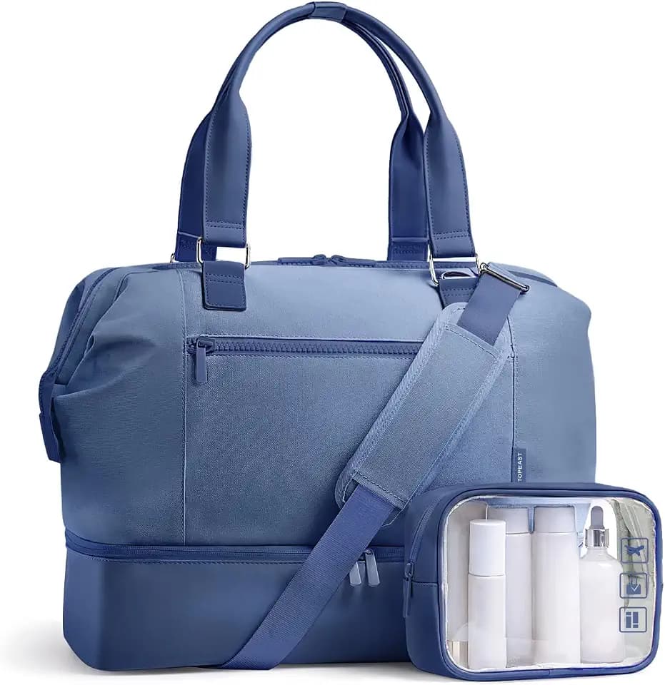 TOPEAST Travel Duffle Bag, Weekender Bags for Women with Shoe Compartment
