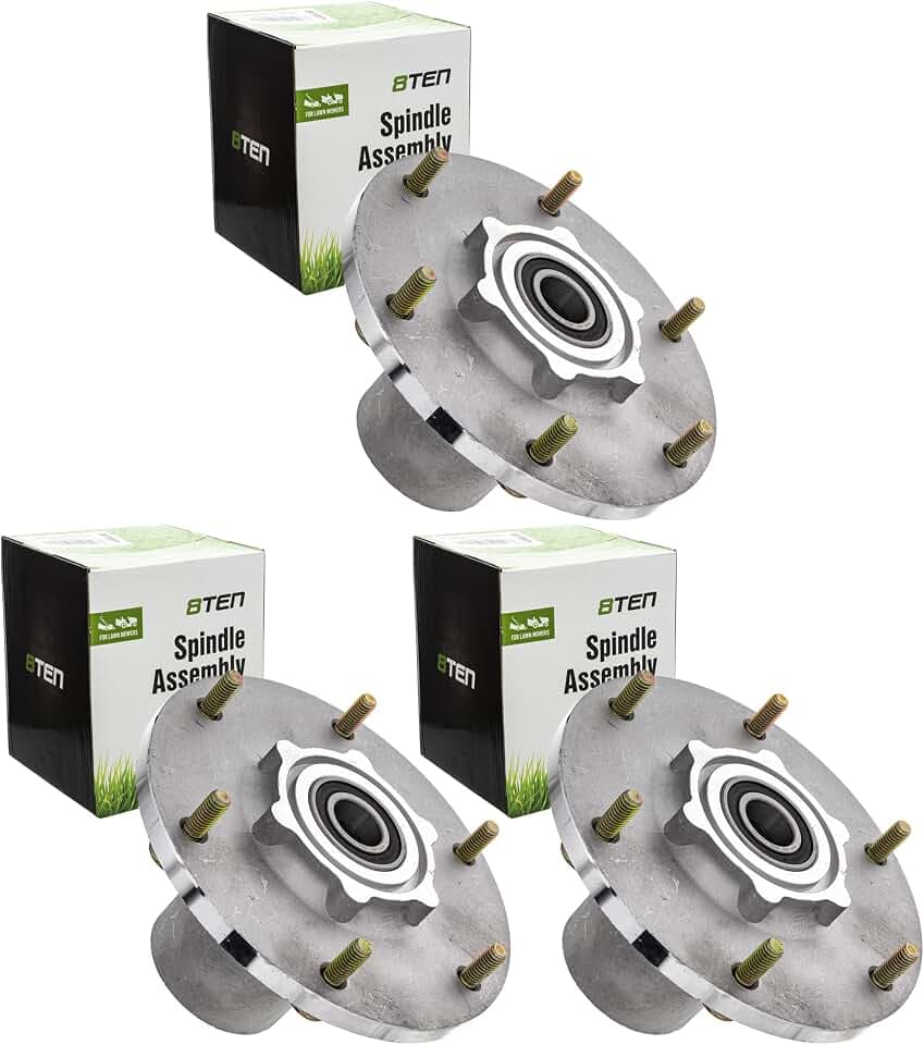 8TEN Deck Spindle for Exmark 116-3344 48 52 60-Inch 3 Pack