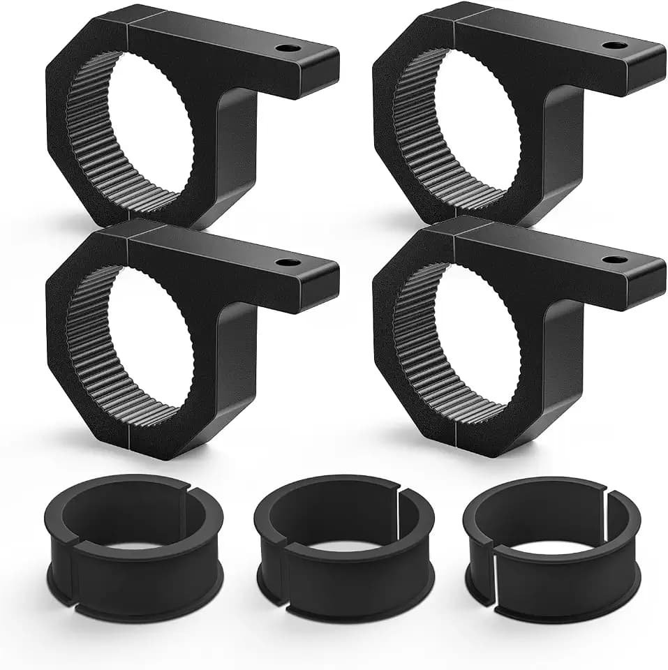 Nilight 4PCS Roll Bar Clamps Mounting Brackets for LED Lights Pods