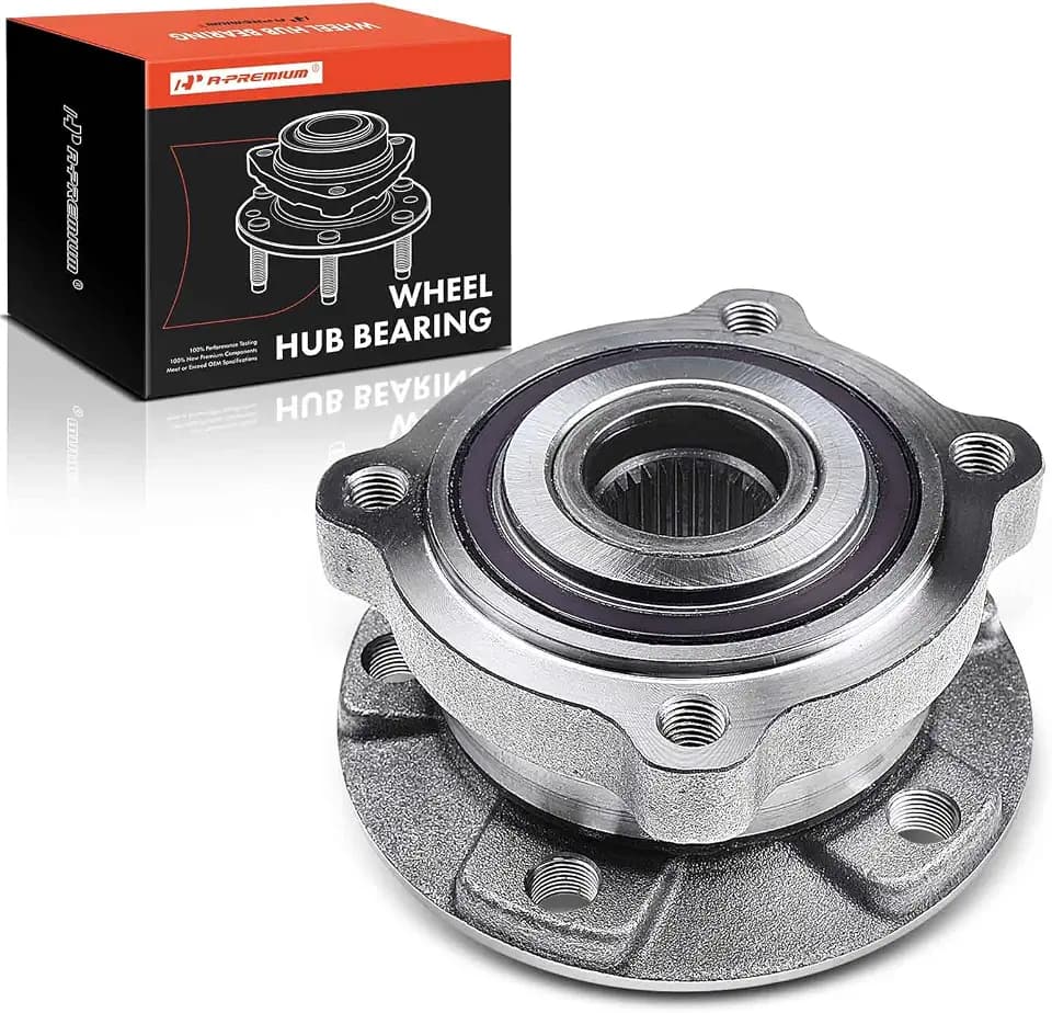 A-Premium Front Wheel Bearing and Hub Assembly Compatible with BMW