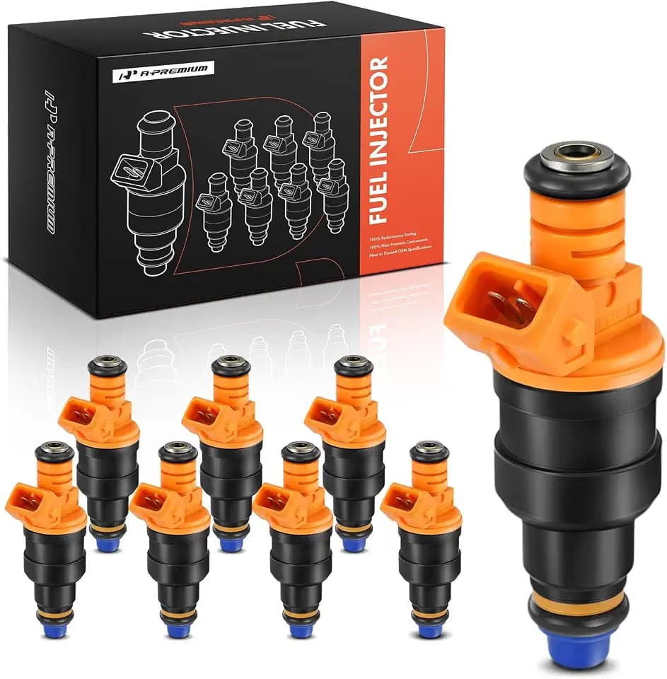 A-Premium Set of 8 Fuel Injector - Compatible with Ford, Mercury, Lincoln