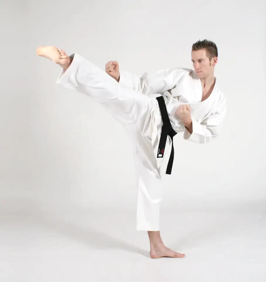DEPICE Karateanzug IPPON 12 oz weiß - 100% Baumwolle Canvas (Segeltuch), traditionell - für Karate Kata, Kumite, Kihon, Selbstverteidigung