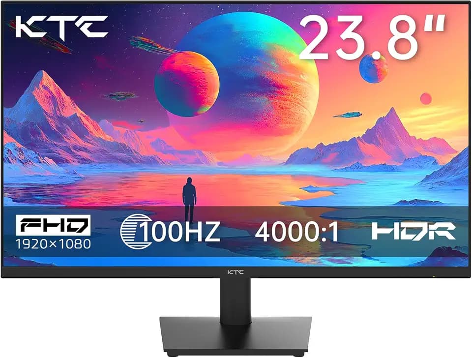 KTC 24 Inch Monitor 100Hz, FHD 1080P Computer Monitor, 4000:1, H24V27