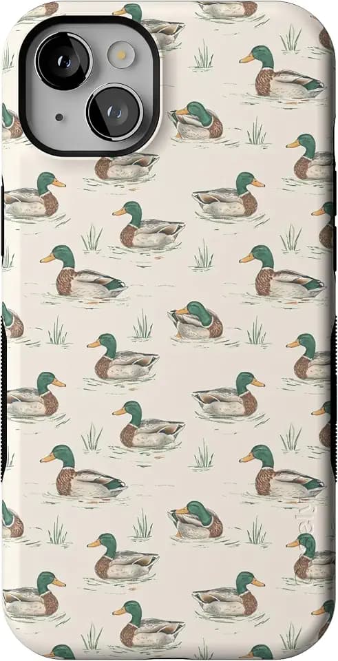Casely iPhone 14 Plus Case | The Boyfriend Collection | Mallard & Co. | Bold Protective Design | Compatible with MagSafe