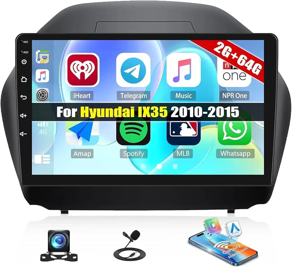 2G+64G Android Double Din Car Stereo for Hyundai IX35 2010-2015