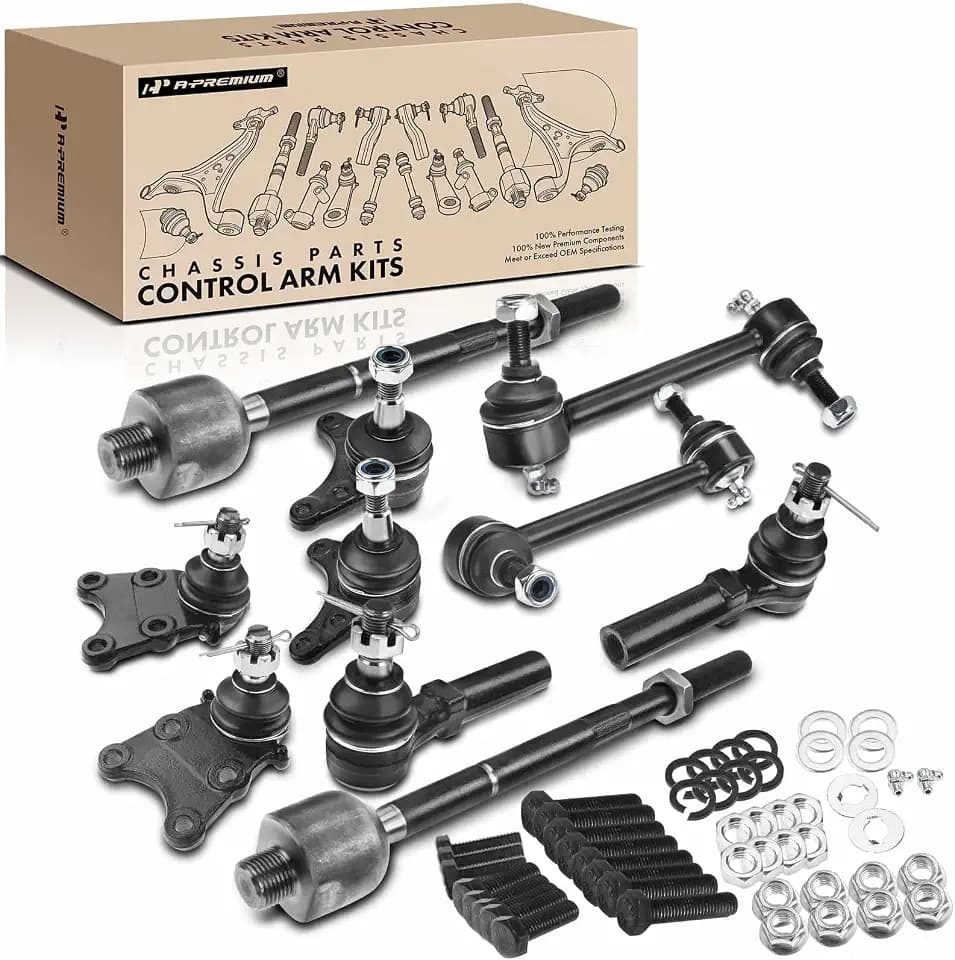 A-Premium 10Pcs Front Suspension Kit, Sway Bar Link, Upper Lower Ball Joint