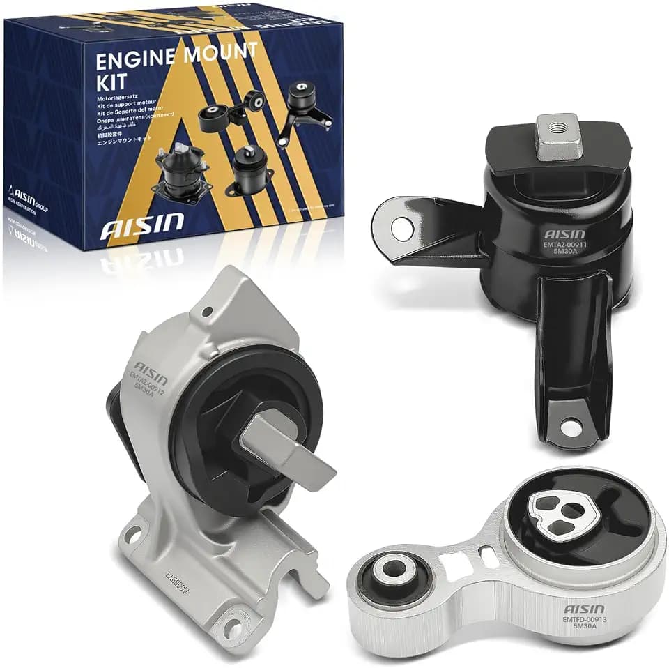 AISIN AFTERMARKET EMTFD-20258 3Pcs Engine Motor & Manual Transmission Mount