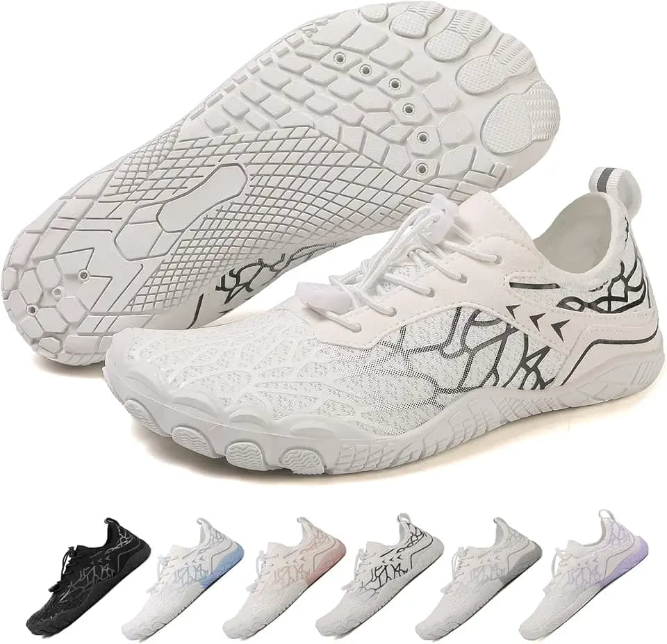 Hike Barefoot Shoes Womens Men,Unisex Barefoot Water Shoes Breathable, Anti-Slip Hiking Footwear for Athletic Wide Toe Shoe Footwear for Hiking, Walking, Running, Yoga, and Water Sports