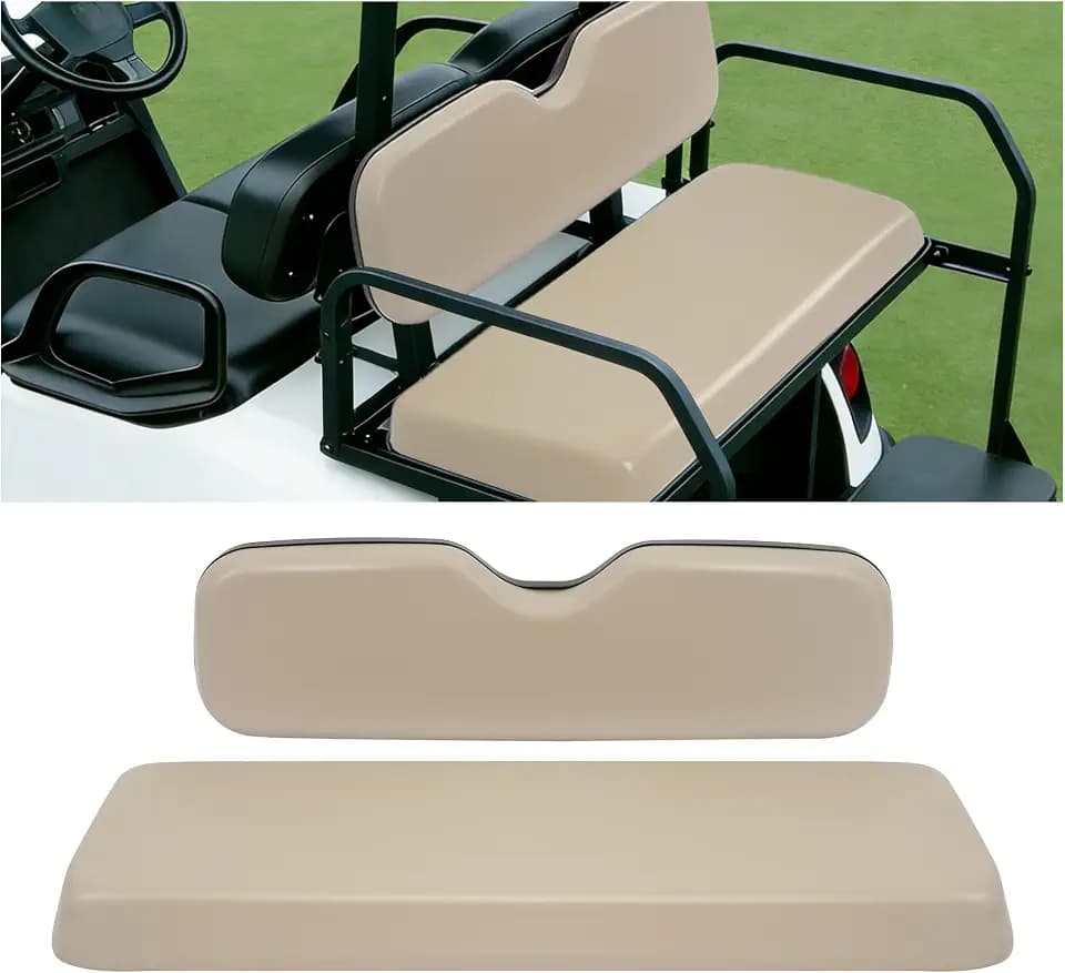 ECOTRIC Golf Cart Seat and Seat Backrest Compatible with Yamaha EZGO
