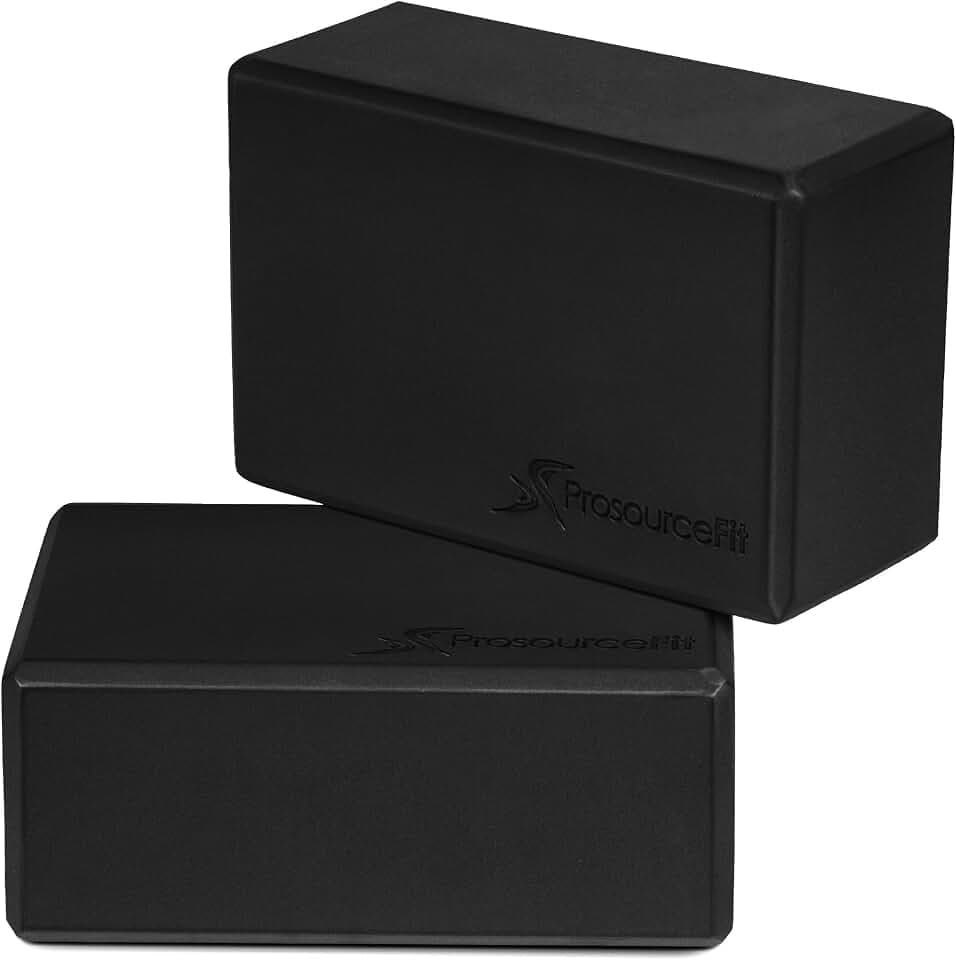 ProsourceFit Yoga-Blöcke aus Schaumstoff, hohe Dichte, Eva-Yoga-Steine, 10,2 x 15,2 x 22,9 cm, 2 Stück
