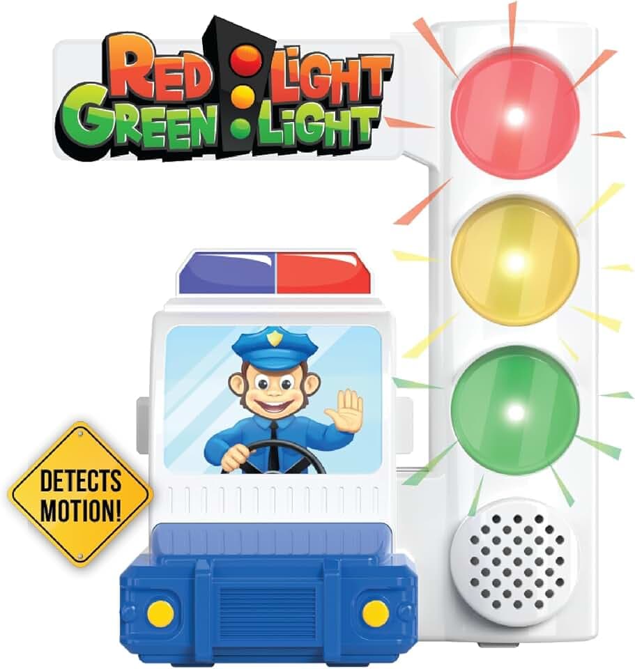 Move2Play, Red Light Green Light Game with Motion Sensing | Family Fun & Birthday Party Games | Gift for Kids, Preschool Ages 3, 4, 5, 6, 7+ Year Olds | Travel, Indoor, Outdoor