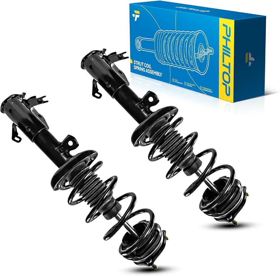 PHILTOP 2Pcs Front Strut Assembly for 2012 Civic 1.5L/1.8L
