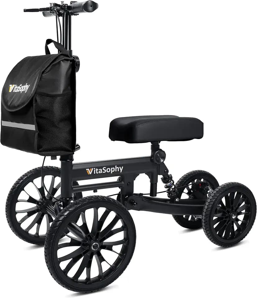 All Terrain Knee Scooter for Adults, Black