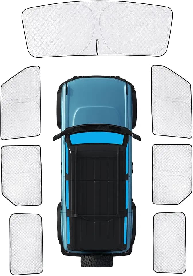 KMF Thicken Sun Shades for Ford Bronco 4Door(Not for Sport) 2021-2026