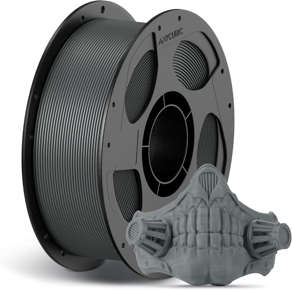 ANYCUBIC PLA Filament Textur Grau 1KG, PLA Filament-3D-Druckmaterialien