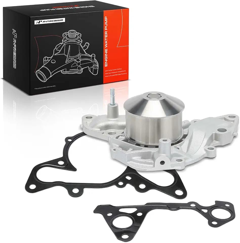 A-Premium Engine Water Pump (SOHC V6 3.0L 3.5L) Compatible with Mitsubishi