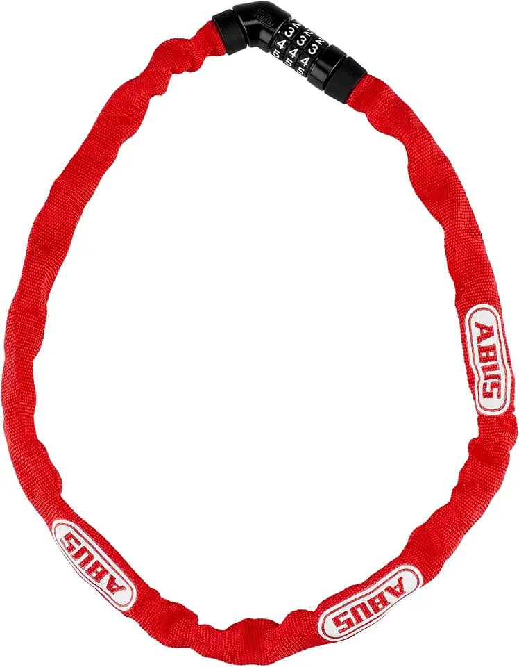 ABUS Kettenschloss Steel-O-Chain 4804C – Zahlenschloss aus Spezialstahl – ABUS-Sicherheitslevel 3