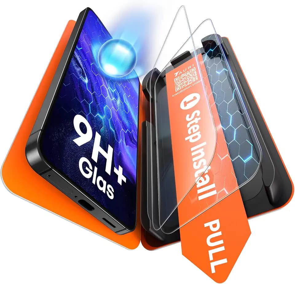 TAURI 2 Pack for Samsung Galaxy S26 Plus Screen Protector, 1-Step Install