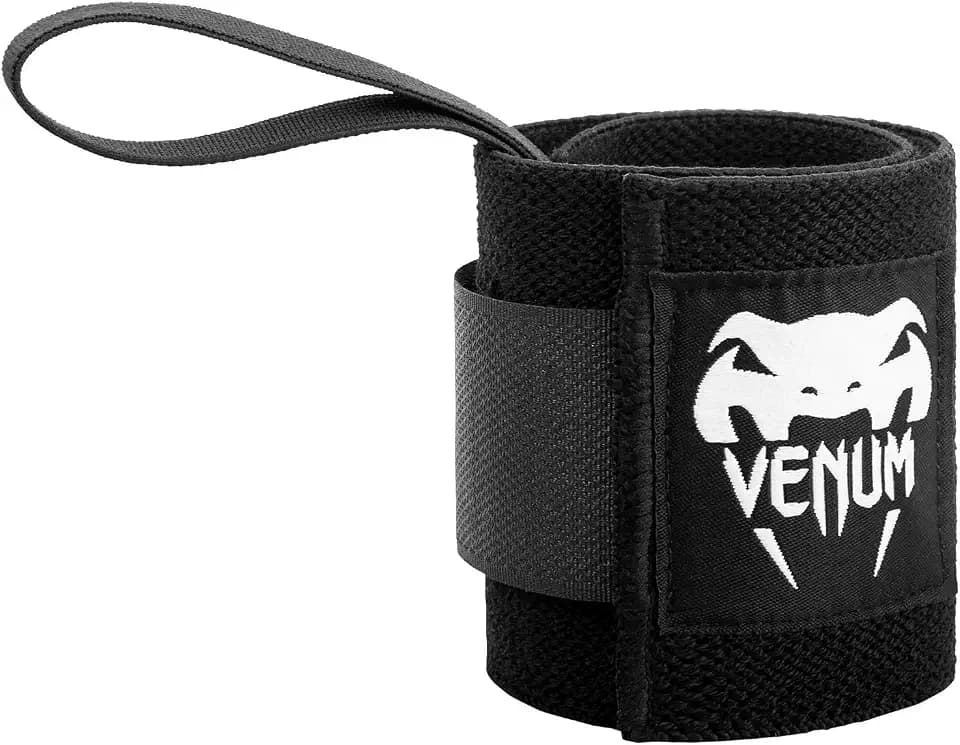 Venum, Hyperlift Gewichtheber Handgelenk Wickel, Unisex Erwachsene, Einheitsgröße, Schwarz