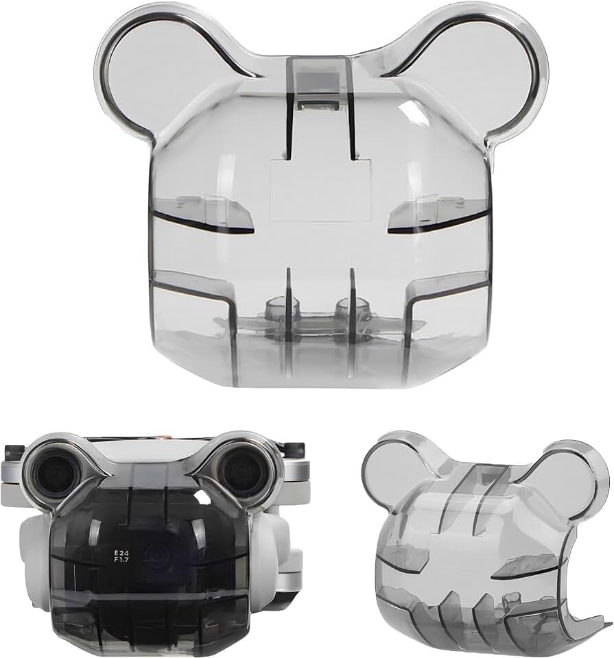 Mini 3 Pro Gimbal Schutz, Kameraschutz, Objektivabdeckung, Objektivhaube, Kameraschutz für DJI Mini 3 Pro Drone Zubehör, Transparente Anti-Kratzer Drone Zubehör für Objektivschutz