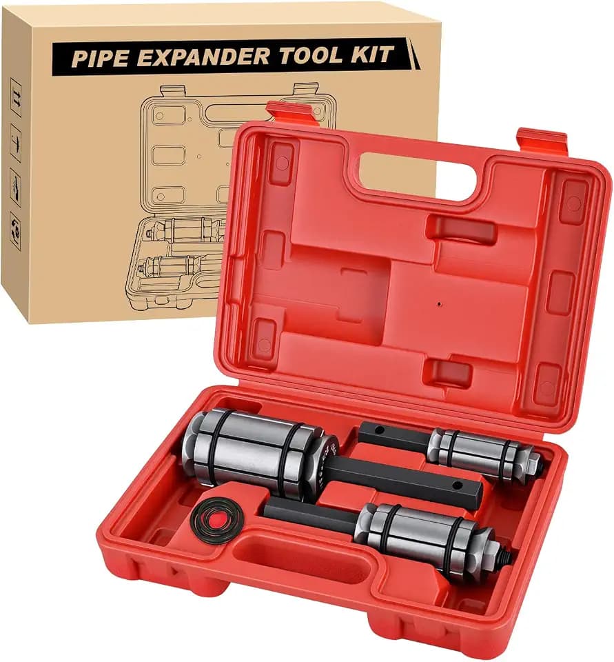 GOOACC 3PCS Exhaust Pipe Expander Tool 1-1/8'' to 3-1/2'' Muffler Tail Pipe