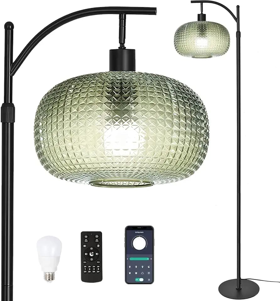 Floor Lamp for Living Room,Bedroom,Modern Standing Lamp with Remote Control