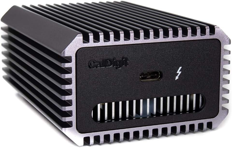CalDigit Connect 10G - Thunderbolt Type-C to 10Gb PCIe Ethernet Adapter for Mac and PC, Bus Powered, Compatible with Thunderbolt 3, 4 & 5, USB4