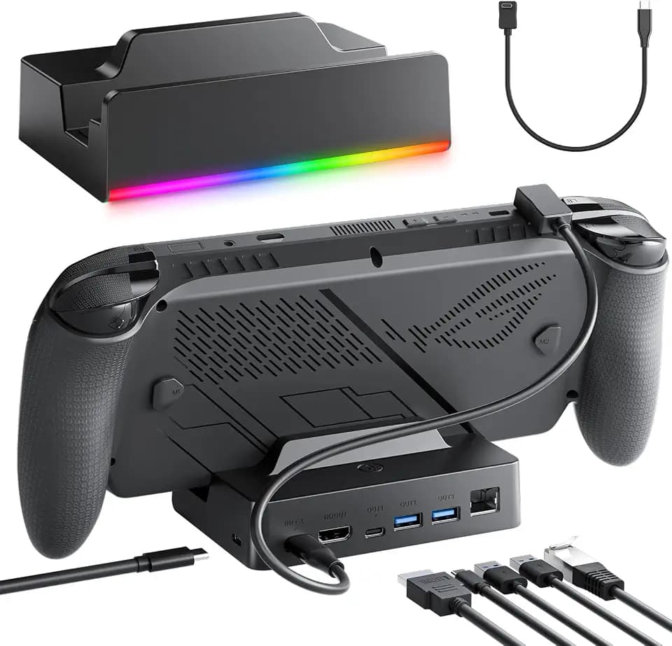 Docking Station for ROG Xbox Ally X, Steam Deck & Legion Go