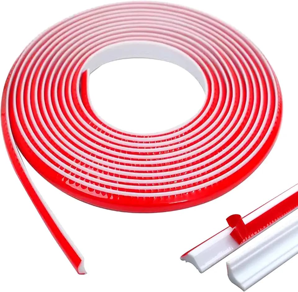 10m Zierleisten Selbstklebend Weiß Wand, Deckenleisten Selbstklebend Zierleisten, Flexible Zierleisten Selbstklebend, Zierleisten für den Boden, für Deckenkanten, Wandkanten (1)