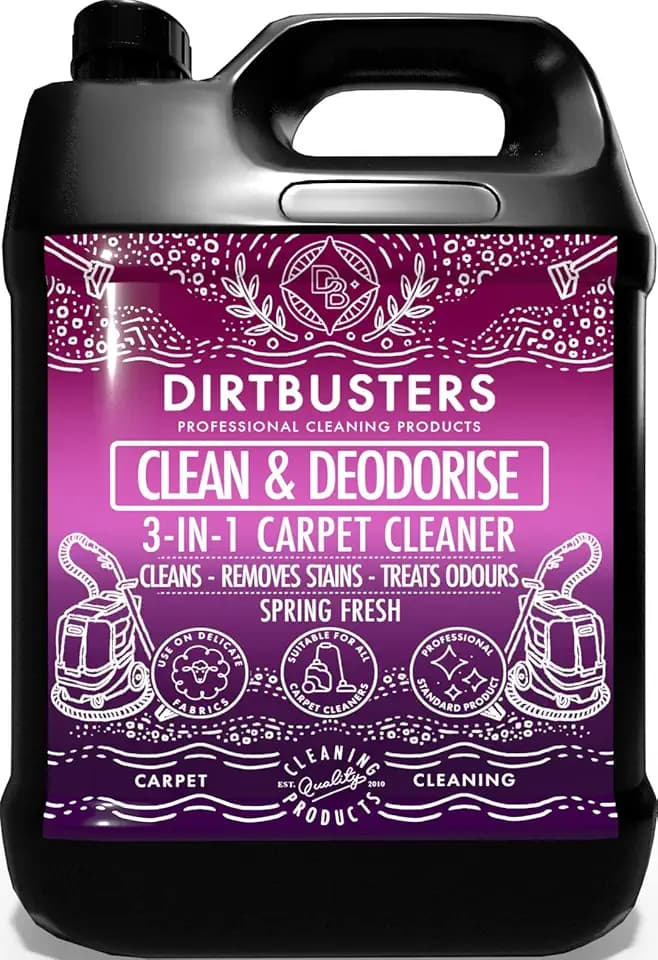 Dirtbusters 3in1 Teppich- & Polsterreiniger Konzentrat, Frühlingsfrisch, 5L