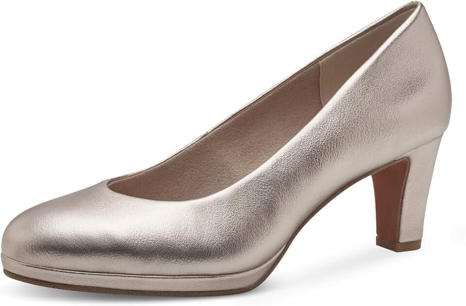 MARCO TOZZI Damen Pumps weiches Feel Me Fußbett weiches Innenfutter Vegan Vegan