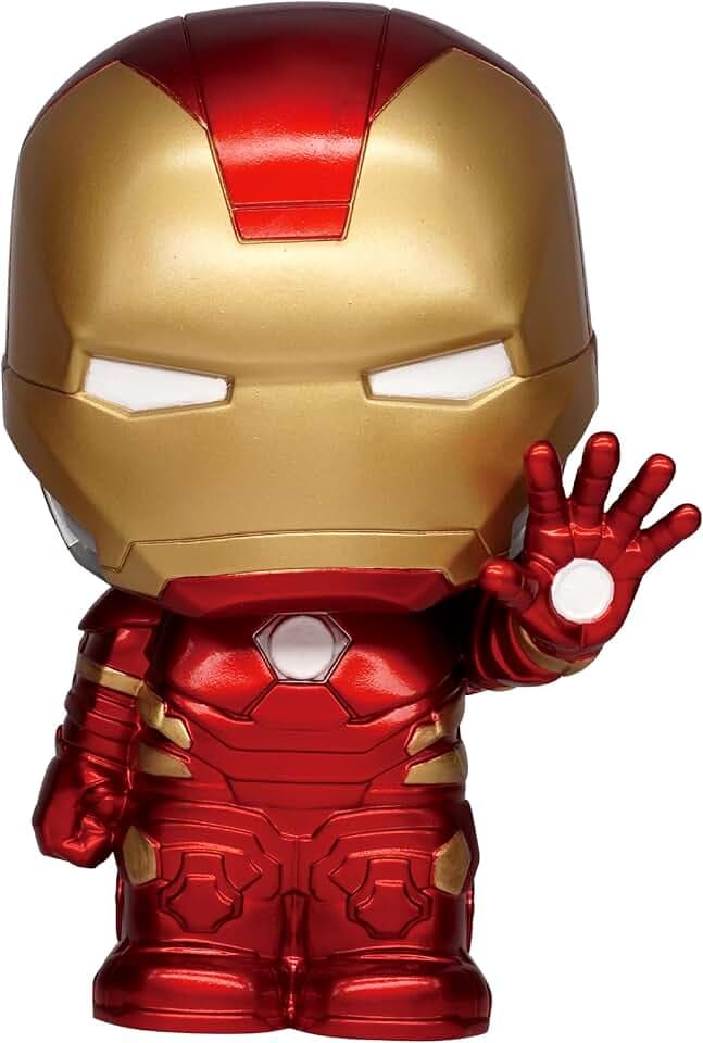 Marvel Avengers - Iron Man PVC Coin Bank | Official Licensed Merchandise